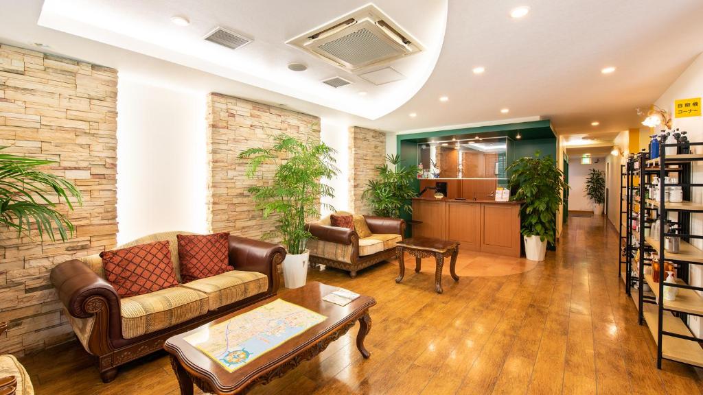Posezení v ubytování Yokohama Town Hotel