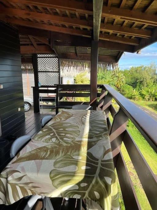 Balkón nebo terasa v ubytování Tehuarupe Surf Studio 2