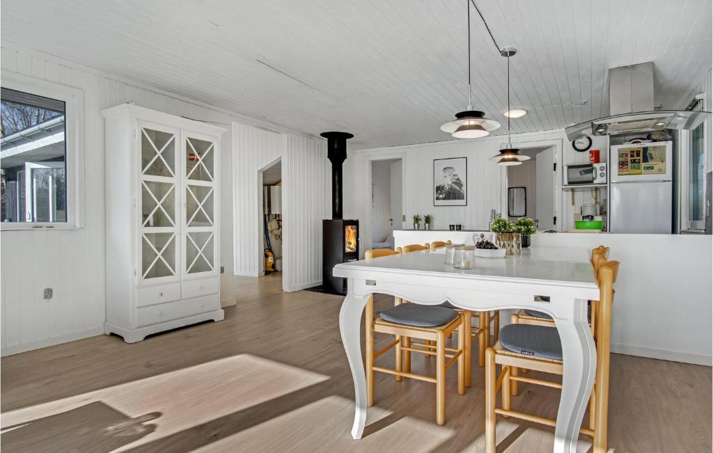 Kuchyň nebo kuchyňský kout v ubytování Stunning Home In Hemmet With Kitchen