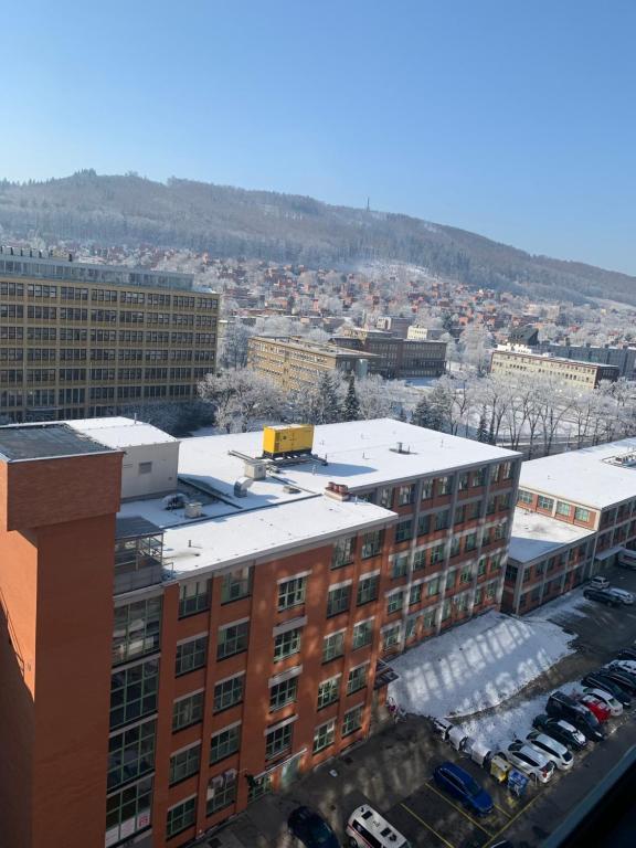 Nespecifikovaný výhled na hory nebo výhled na hory při pohledu z apartmánu