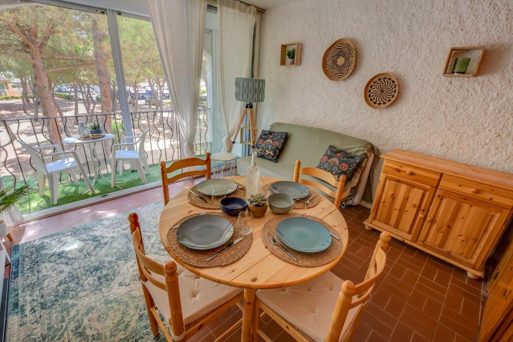 Posedenie v ubytovaní Appartement mignon à 100m de la plage, Argeles-sur-Mer - 3 personnes