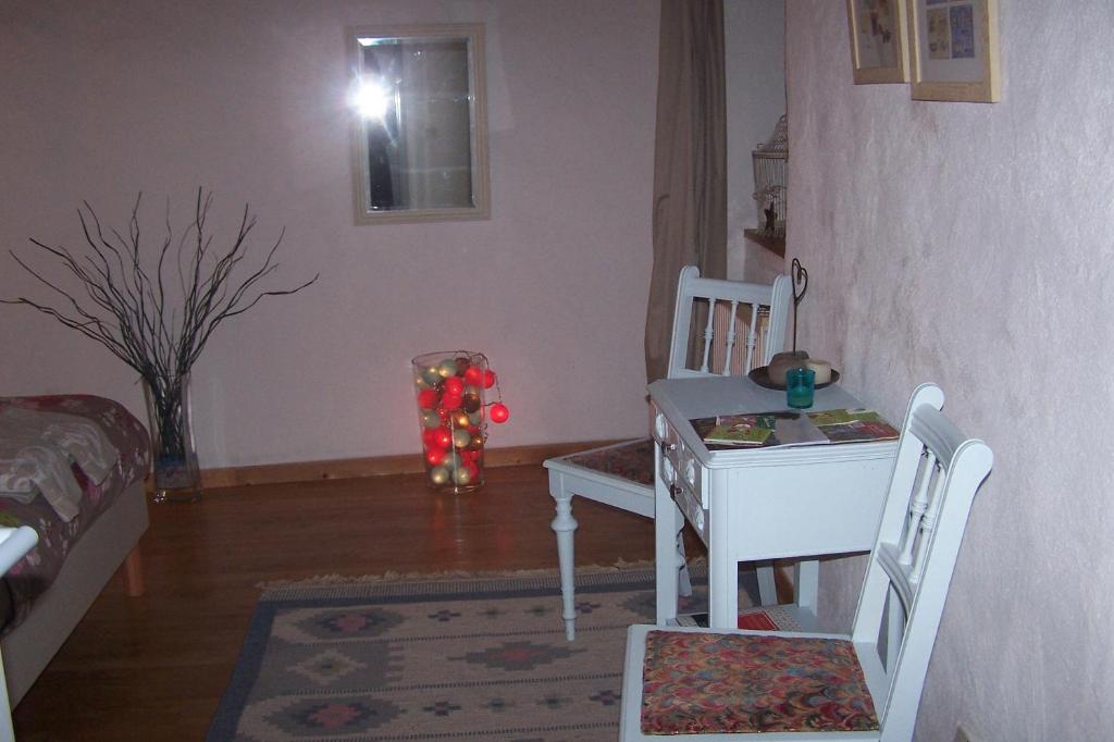 Posezení v ubytování Salomony Chambre d'Hôtes