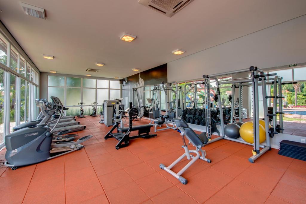 Fitness centrum a/nebo fitness zařízení v ubytování Wish Foz do Iguaçu