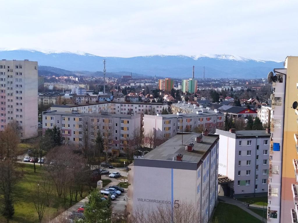Výhľad na hory alebo výhľad na hory priamo z apartmánu