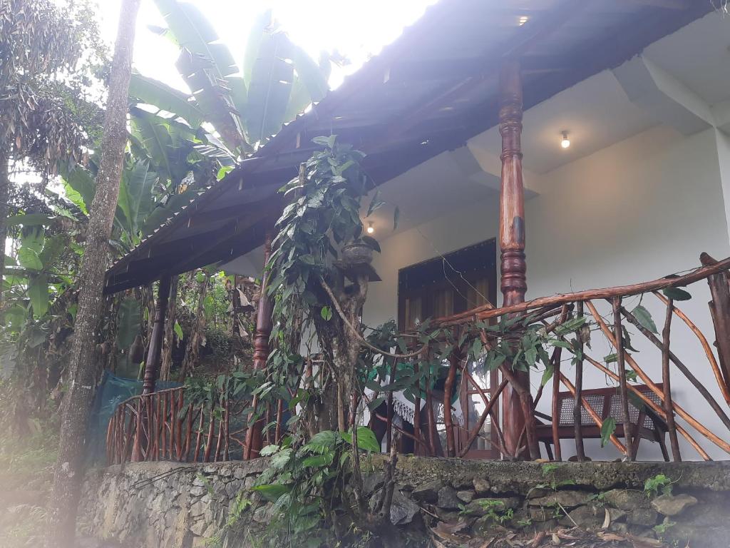 Zahrada ubytování Dulmini Homestay