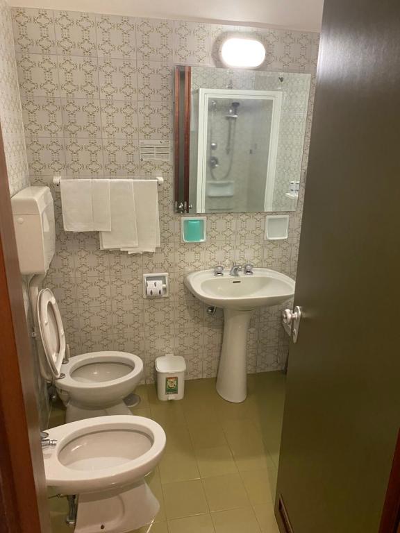 Koupelna v ubytování Hotel Gli Ulivi