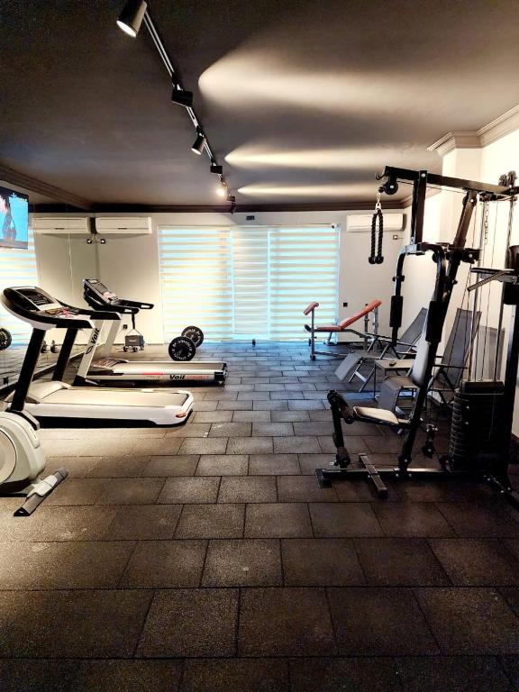 Fitness centrum a/nebo fitness zařízení v ubytování Hotel Neptun Kvariati
