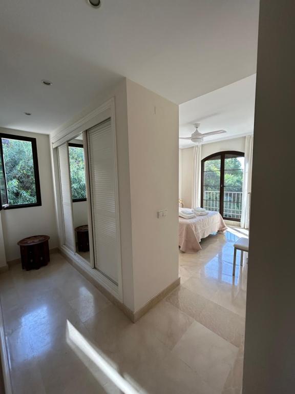Posezení v ubytování Penthouse Karina Los Arqueros