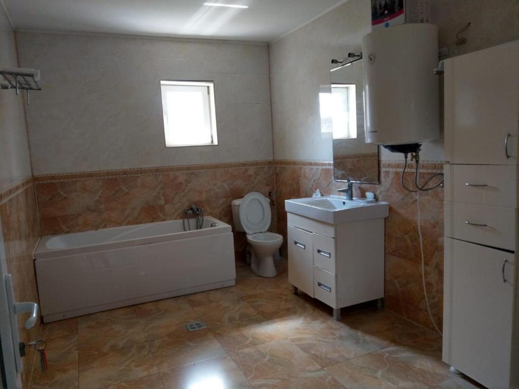 Koupelna v ubytování Casa Tin Ultracentral Costinesti
