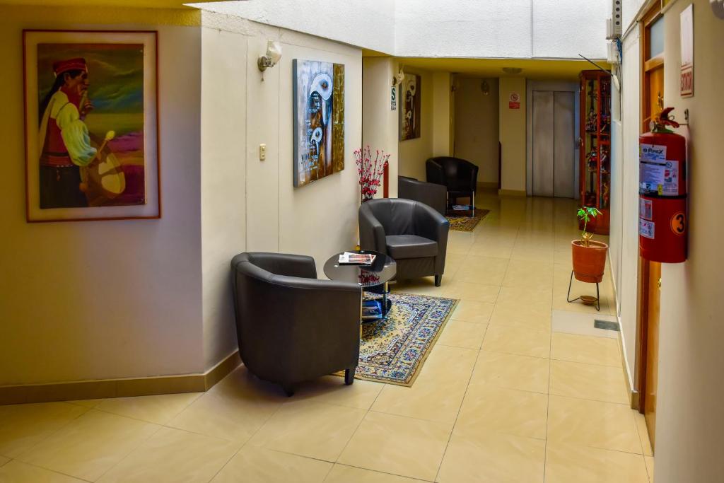 Posezení v ubytování Casona Plaza Balsa Inn