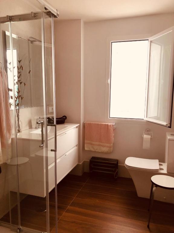 Koupelna v ubytování Vivienda Familiar en el Centro de Baeza