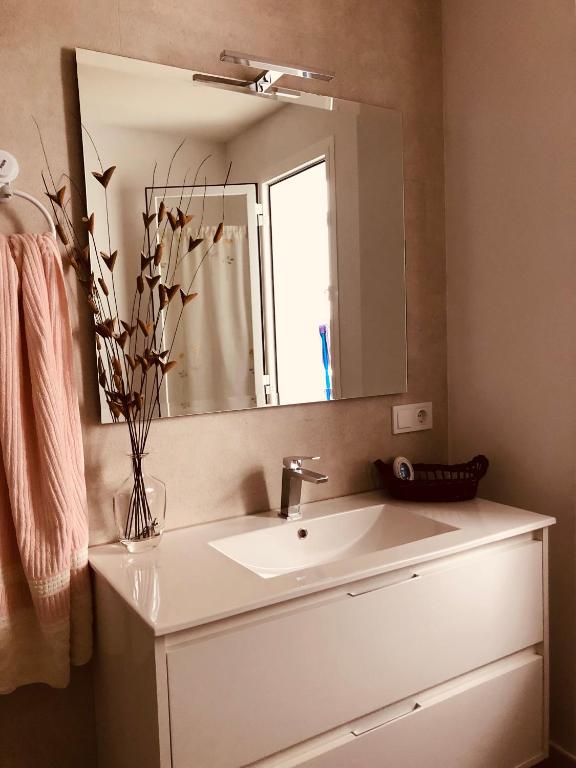 Koupelna v ubytování Vivienda Familiar en el Centro de Baeza