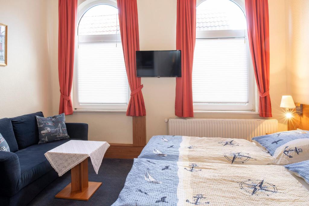 Postel nebo postele na pokoji v ubytování Appartementhaus Alte Post
