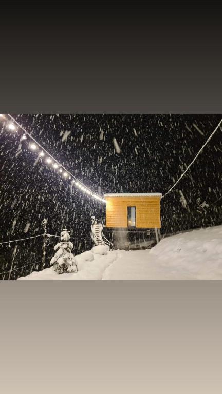 Lemanor lodge - Mountain cottages in Georgia v zimě