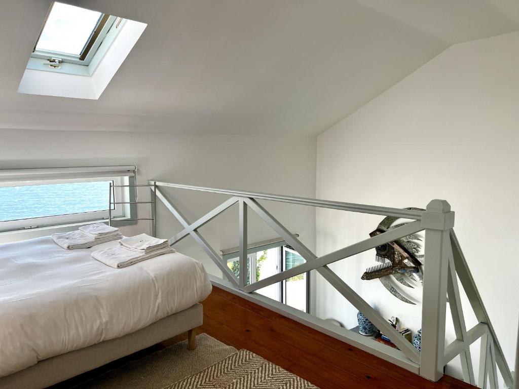 Postel nebo postele na pokoji v ubytování Ocean dream apartment