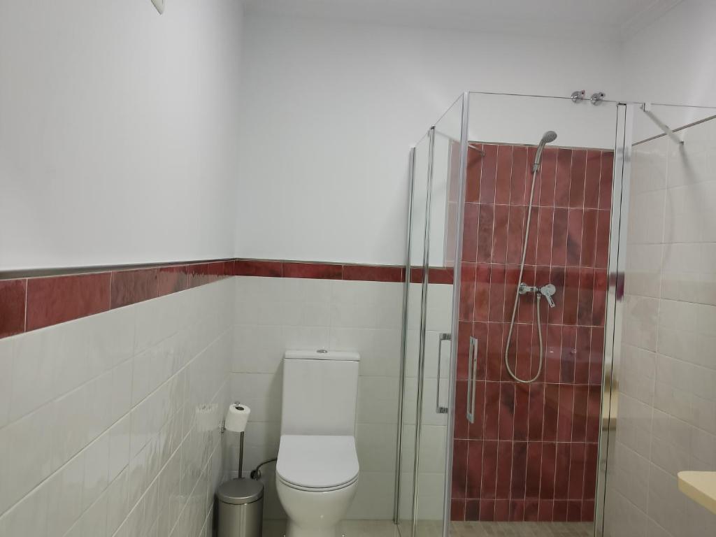 Koupelna v ubytování Apartamentos BARBAS