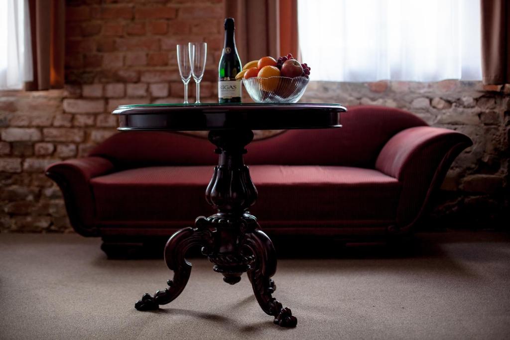 Posezení v ubytování Janne Hotel