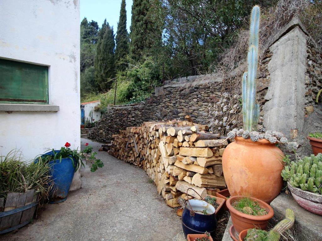 Vonkajšia záhrada v ubytovaní Maison typique climatisée avec terrasse, BBQ, et Wifi dans hameau près des plages - 5 couchages - FR-1-309-369