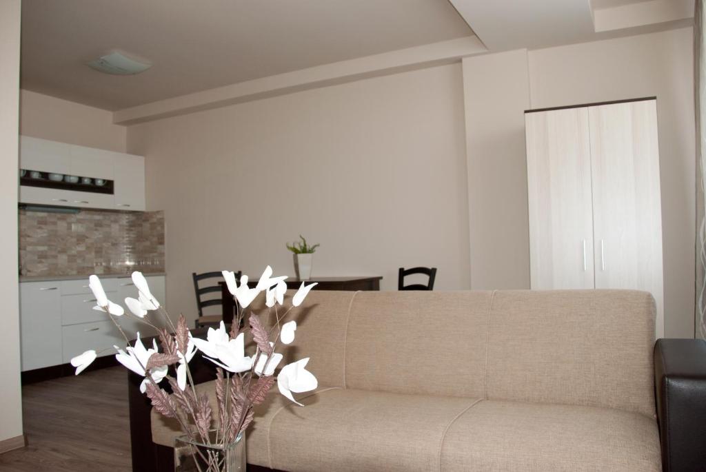 A seating area at Apartmany Fonte