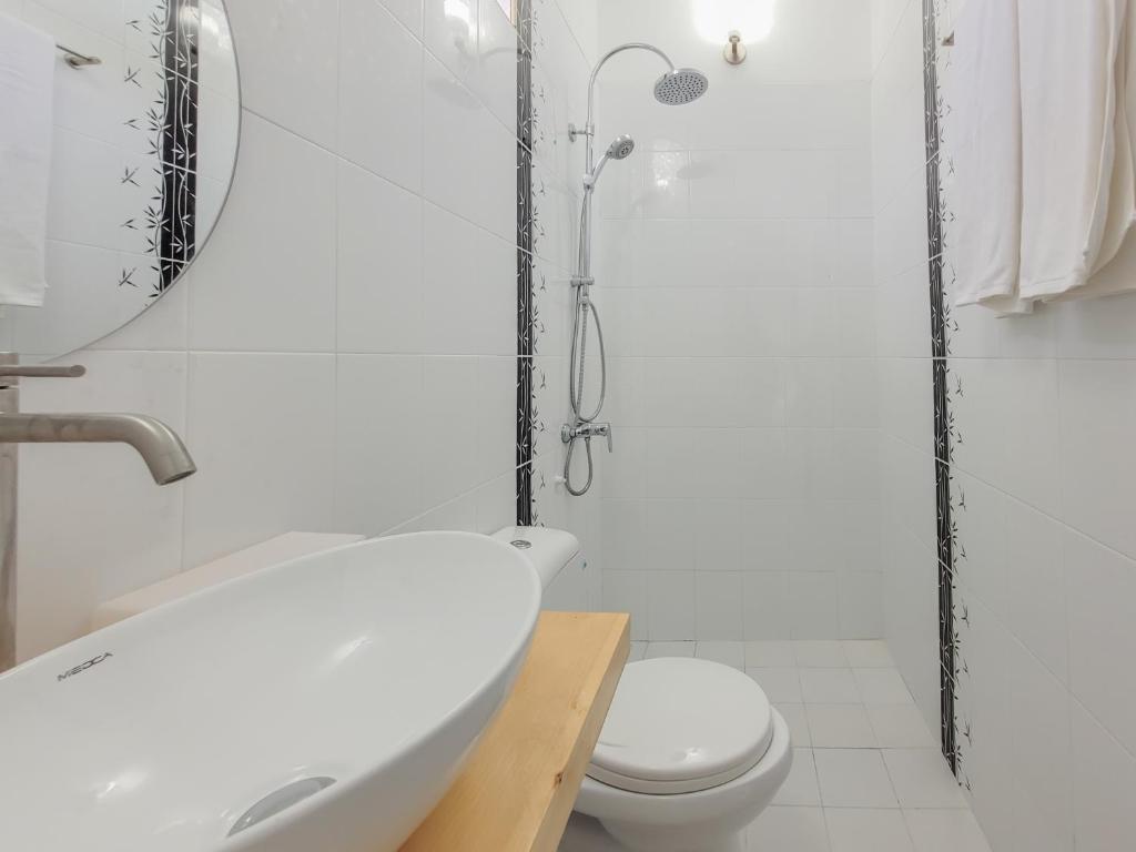Koupelna v ubytování Hudhufas Villa