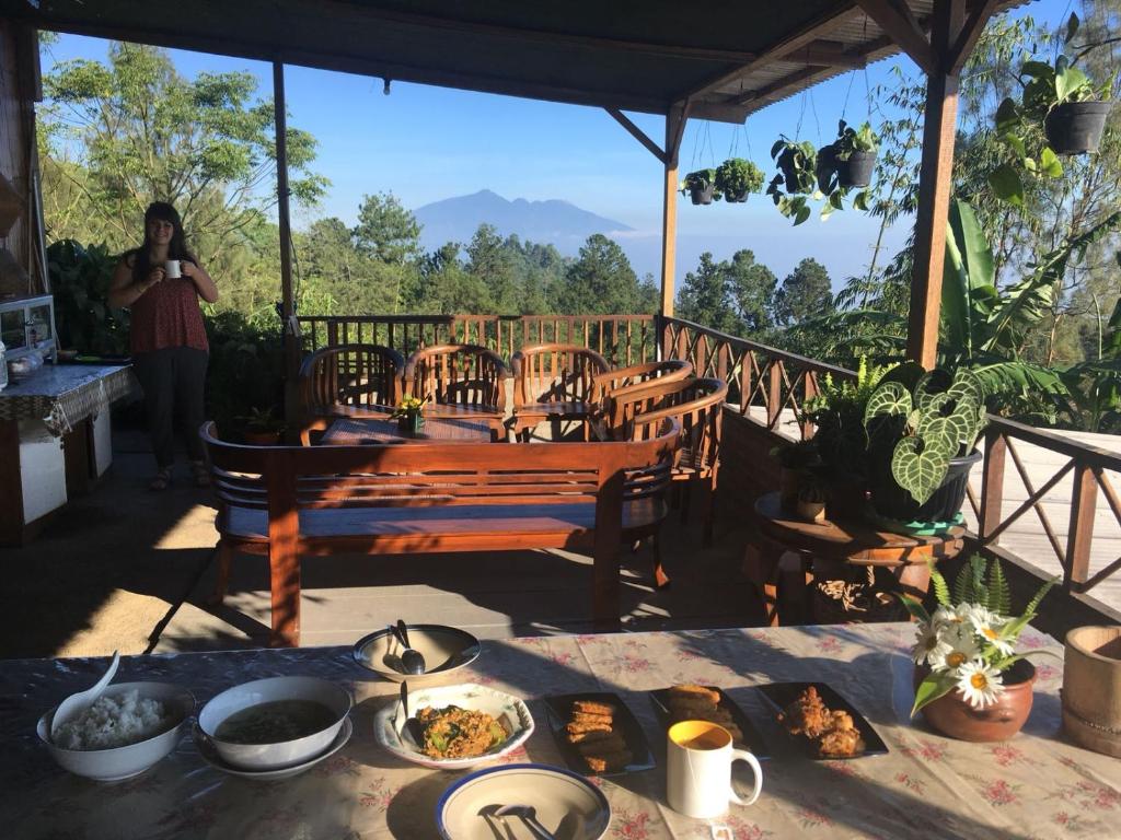 Zahrada ubytování Bromo Tanjung