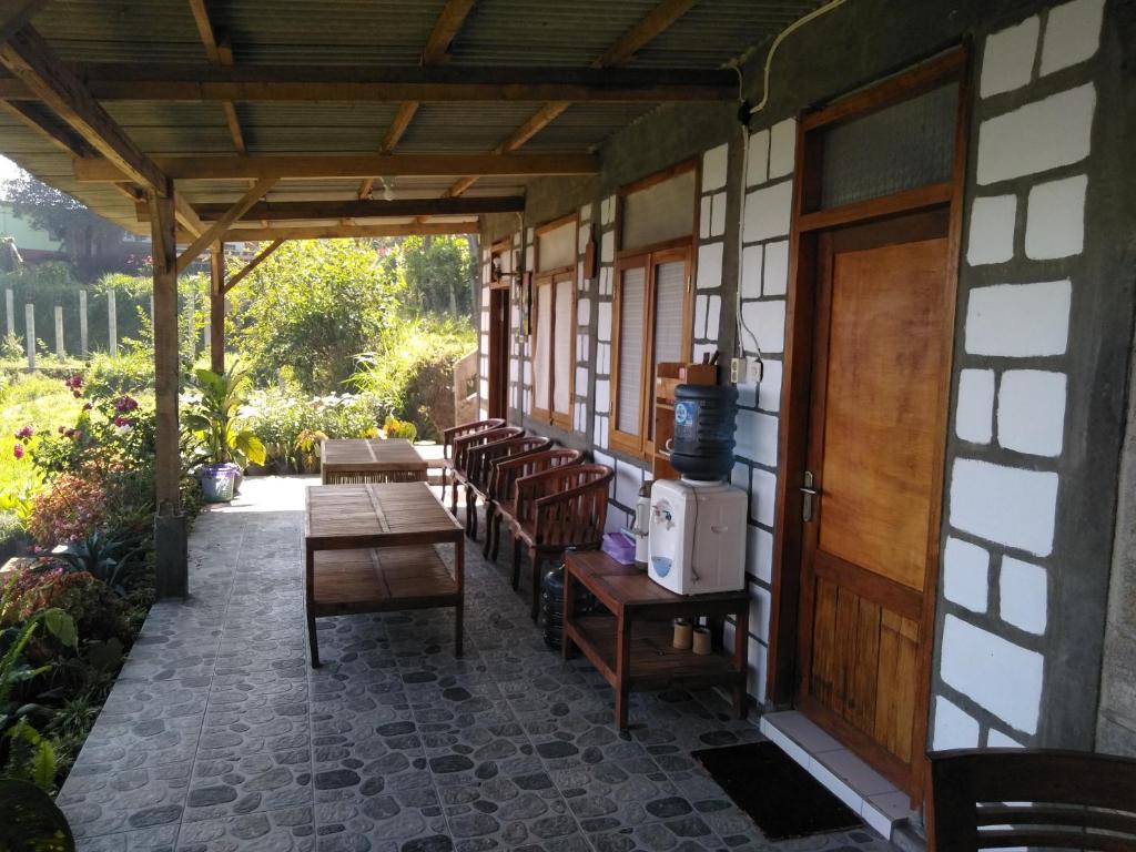 Zahrada ubytování Bromo Tanjung