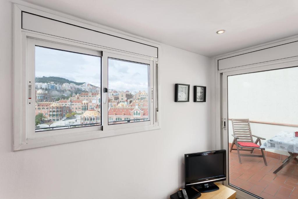 Výhľad na hory alebo výhľad na hory priamo z apartmánu