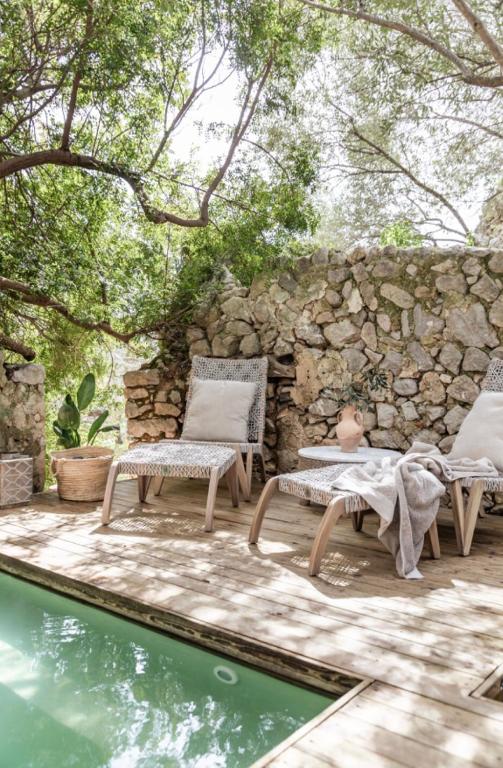 The swimming pool at or close to Ca'n Beneït