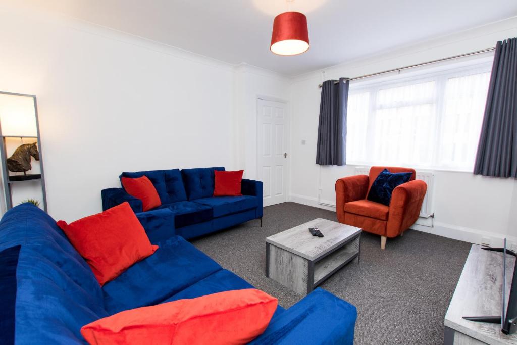 Posezení v ubytování K Suites - Ely Road