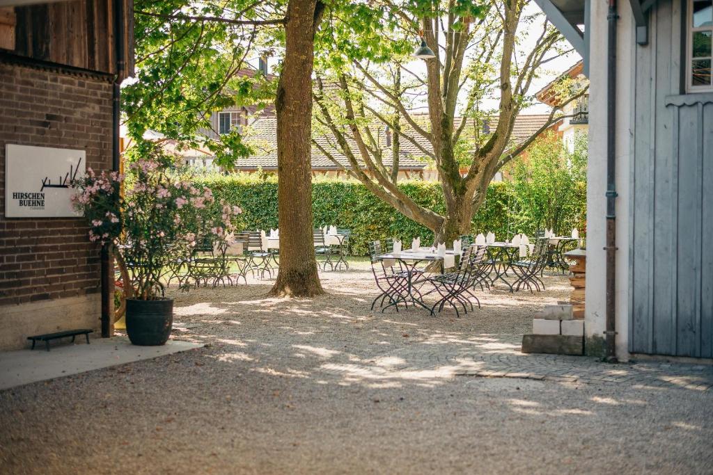 A garden outside Hirschen Stammheim
