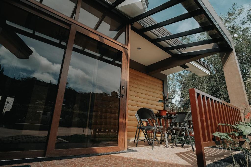 Balkón nebo terasa v ubytování 150 Peakway Mountain Resort