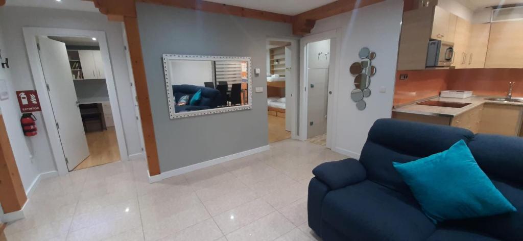 Kuchyň nebo kuchyňský kout v ubytování Apartamento Txoko Txikia