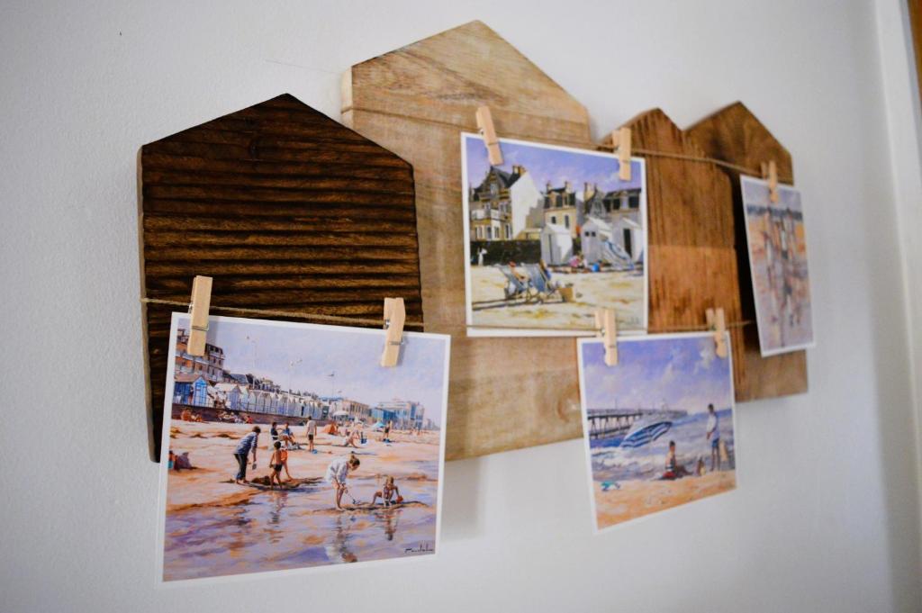 Fotografie z fotogalerie ubytování L'escapade - Logement les pieds dans l'eau à Luc v destinaci Luc-sur-Mer