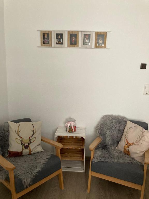 Posezení v ubytování Ferienwohnung Petra