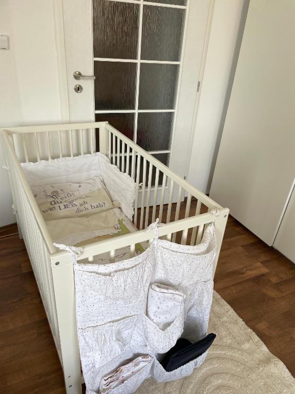 Postel nebo postele na pokoji v ubytování Apartmán U Březinů
