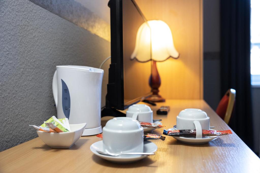 Príslušenstvo na prípravu kávy alebo čaju v ubytovaní Gartner Hotel