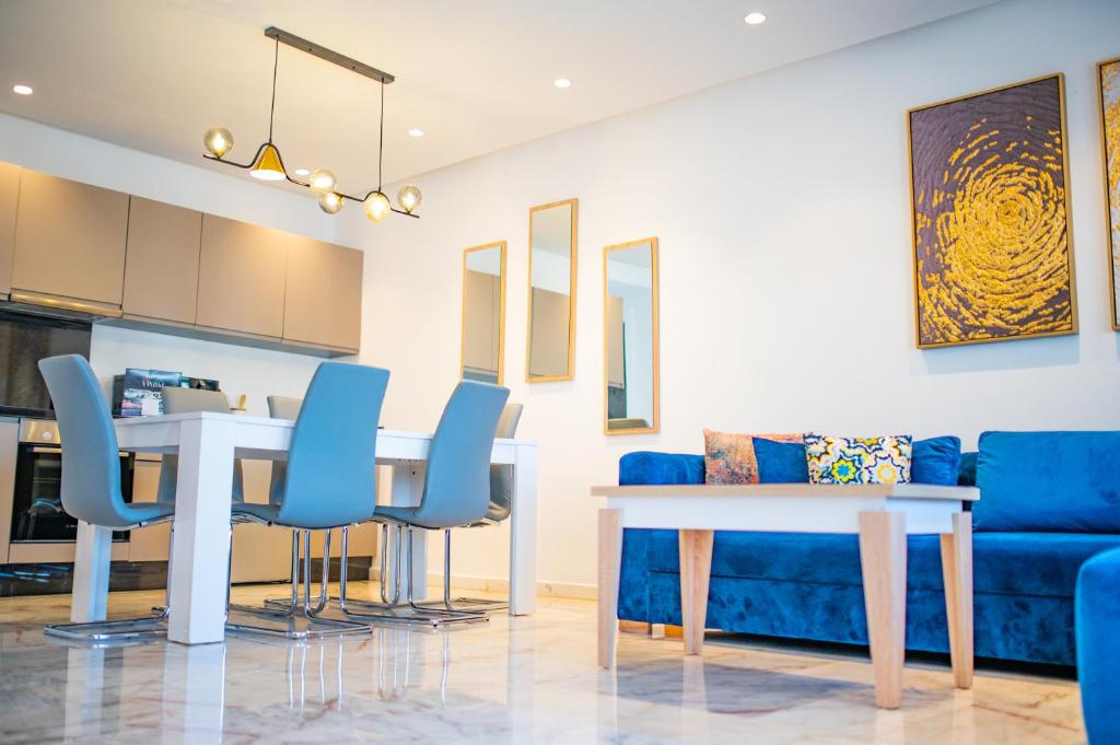 Posezení v ubytování Family Aparthotel