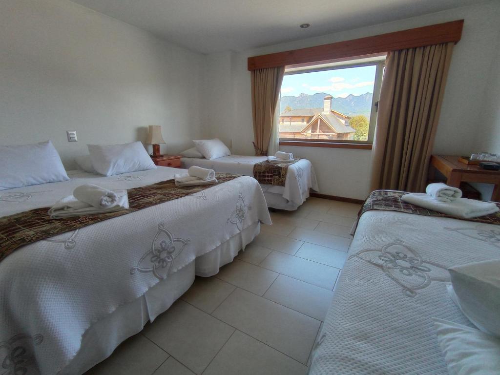 Uma cama ou camas num quarto em Vientos del Sur