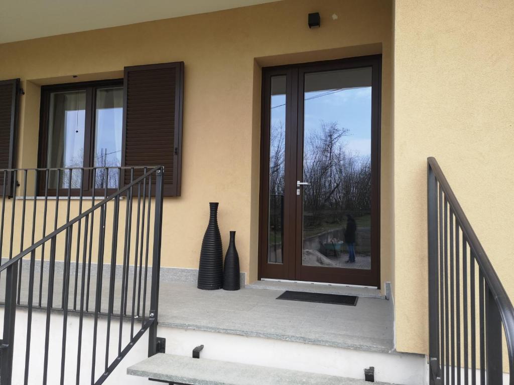 Balkón nebo terasa v ubytování La Casa in Rivalta
