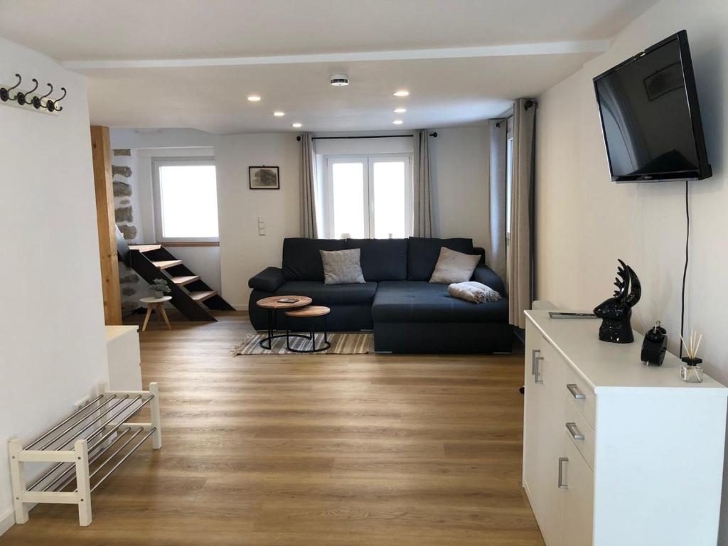 Posezení v ubytování Ferienhaus im Städtle