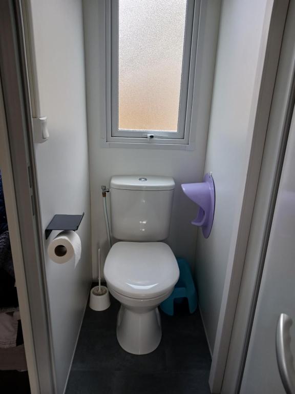 Kúpeľňa v ubytovaní Mobil home 4-6 places St brėvin les pins 44