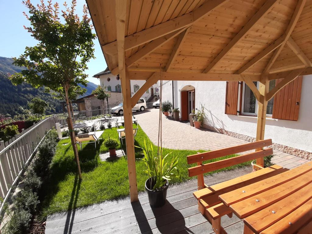 Zahrada ubytování Residenza Arnica