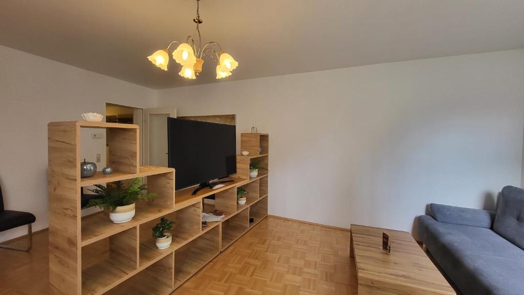 TV a/nebo společenská místnost v ubytování Gasthof Moser