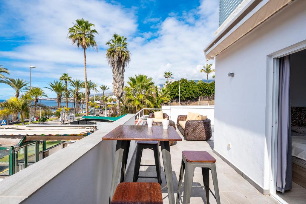 Balkón nebo terasa v ubytování Beach apartment Big terrace Playa las Americas