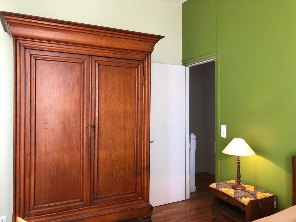 Fotografie z fotogalerie ubytování Le Logis du Gast chambre verte v destinaci Le Gast