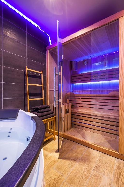 Kúpeľňa v ubytovaní Escapade en Bord de mer avec Sauna et Spa Privés
