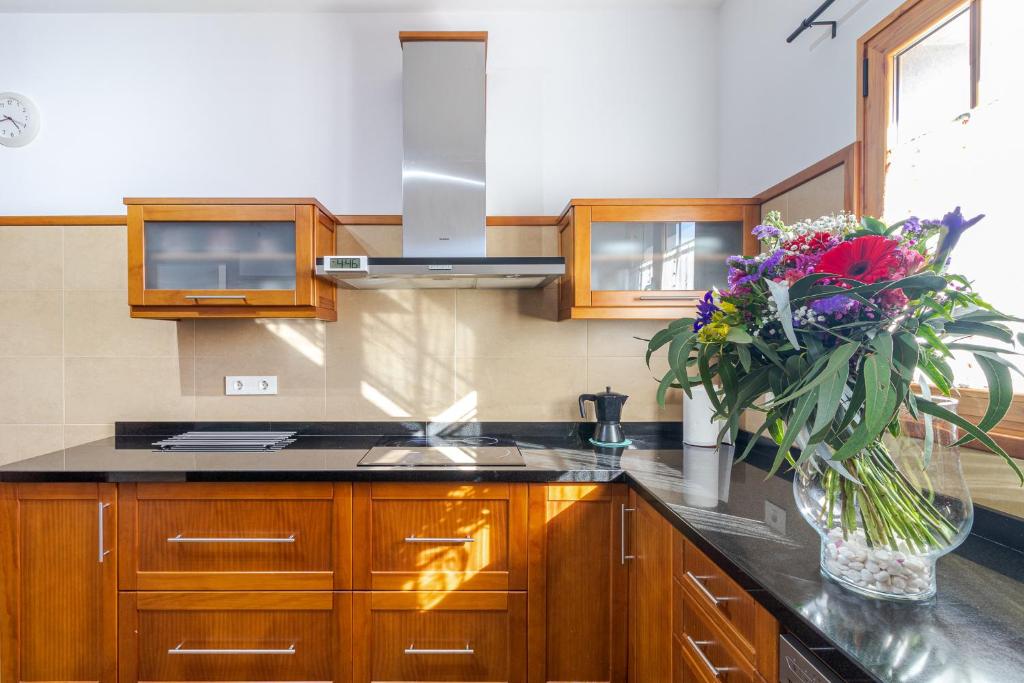 Kuchyň nebo kuchyňský kout v ubytování Villa de Pino