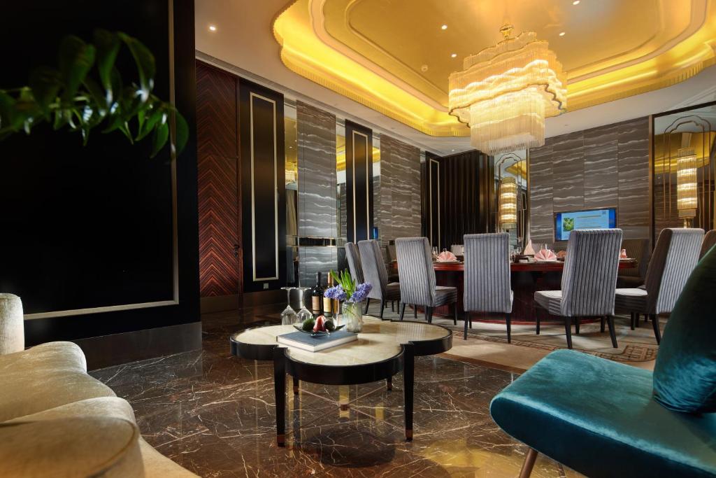 Posezení v ubytování Wen Ling International Hotel