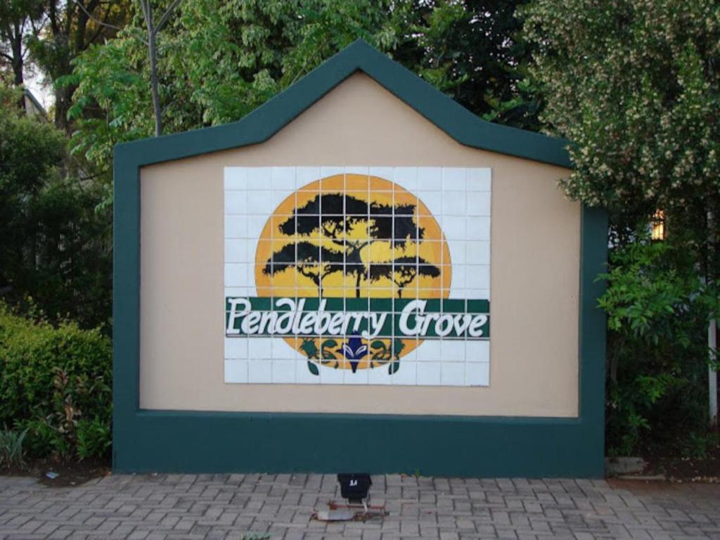 a sign for a pavileway grove at 86 Pendleberry Holiday Grove in Warmbaths