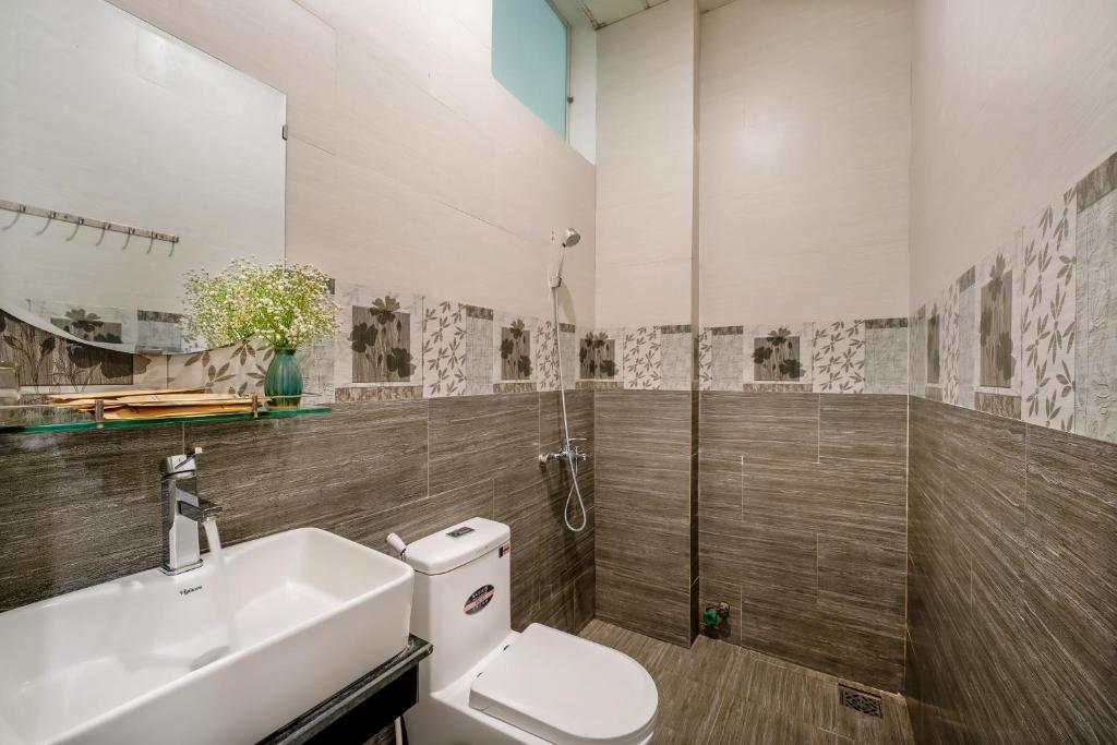 Phòng tắm tại Sam Sam Homestay